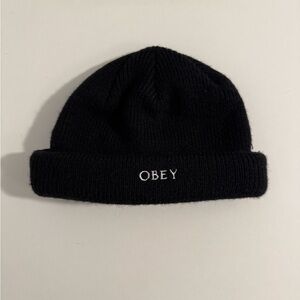 Obey Classic Black Beanie